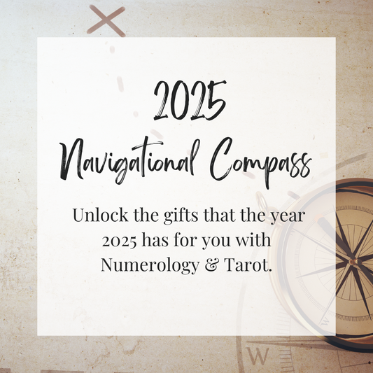 2025 Navigation Compass -  Numerology & Tarot (PDF Report)