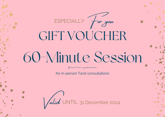 Gift Voucher 60-Minute In-Person Tarot Consultation