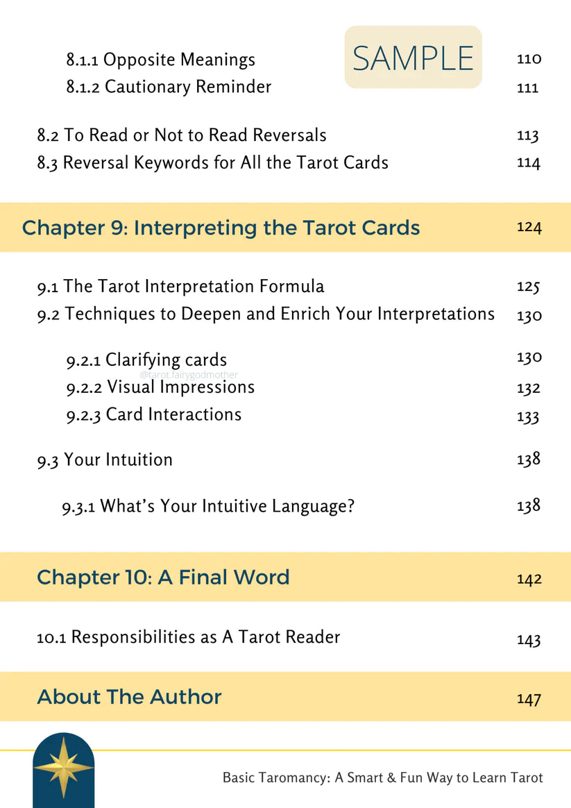 <tc>Asas Taromancy - Cara Pintar & Seronok untuk Belajar Tarot) + Buku Latihan Percuma & Senarai Kata Kunci Tarot Diperluaskan</tc>